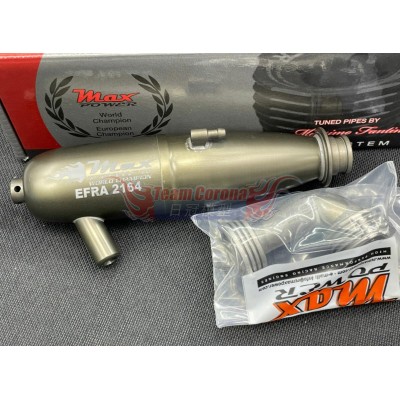 Max Power EFRA 2164 with 2399 manifold .21 On-road Black Exhaust pipe set